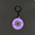Mini Barbell Keychain