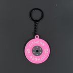 Mini Barbell Keychain