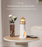 LunaGlow™ Lighthouse Moon Projection Night Light