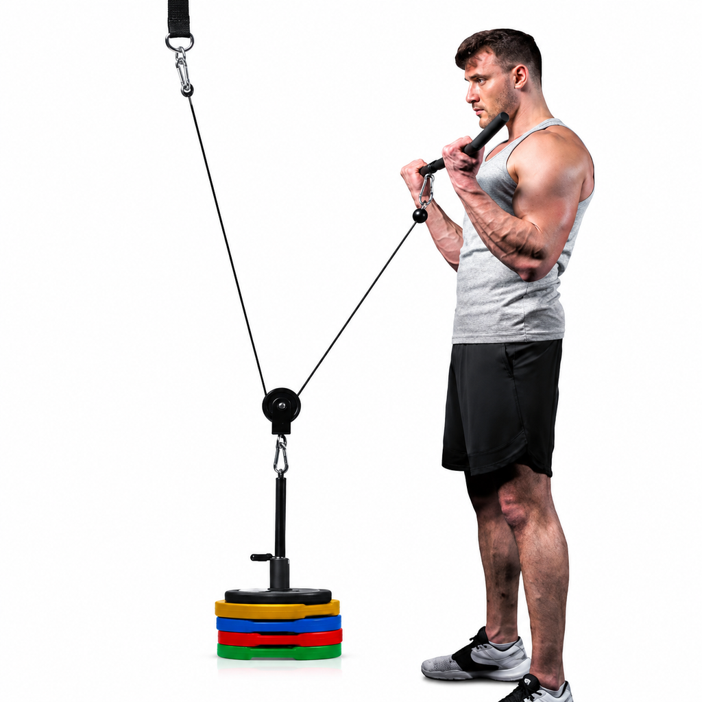 FitBeast Home Gym Pulley System for Full-Body Strength Training