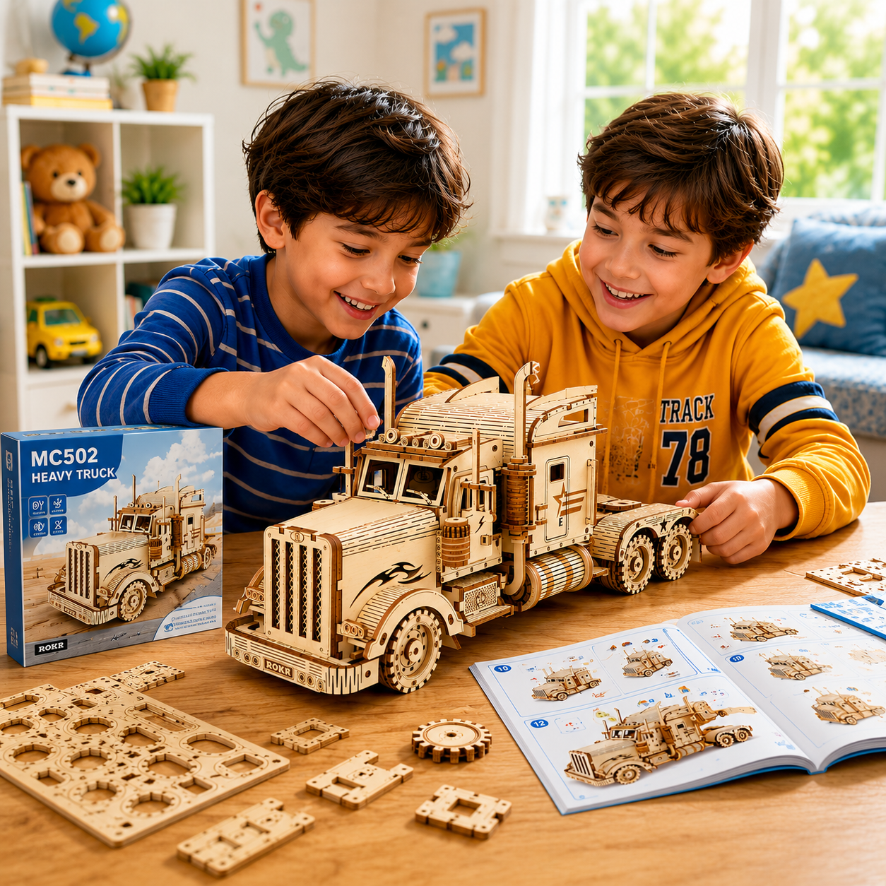 3D Wooden Puzzle Toy