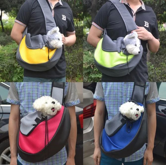 Portable Pet Sling Carrier for Small Dogs & Cats