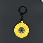 Mini Barbell Keychain