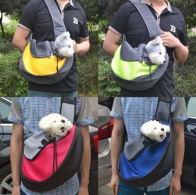 Portable Pet Sling Carrier for Small Dogs & Cats